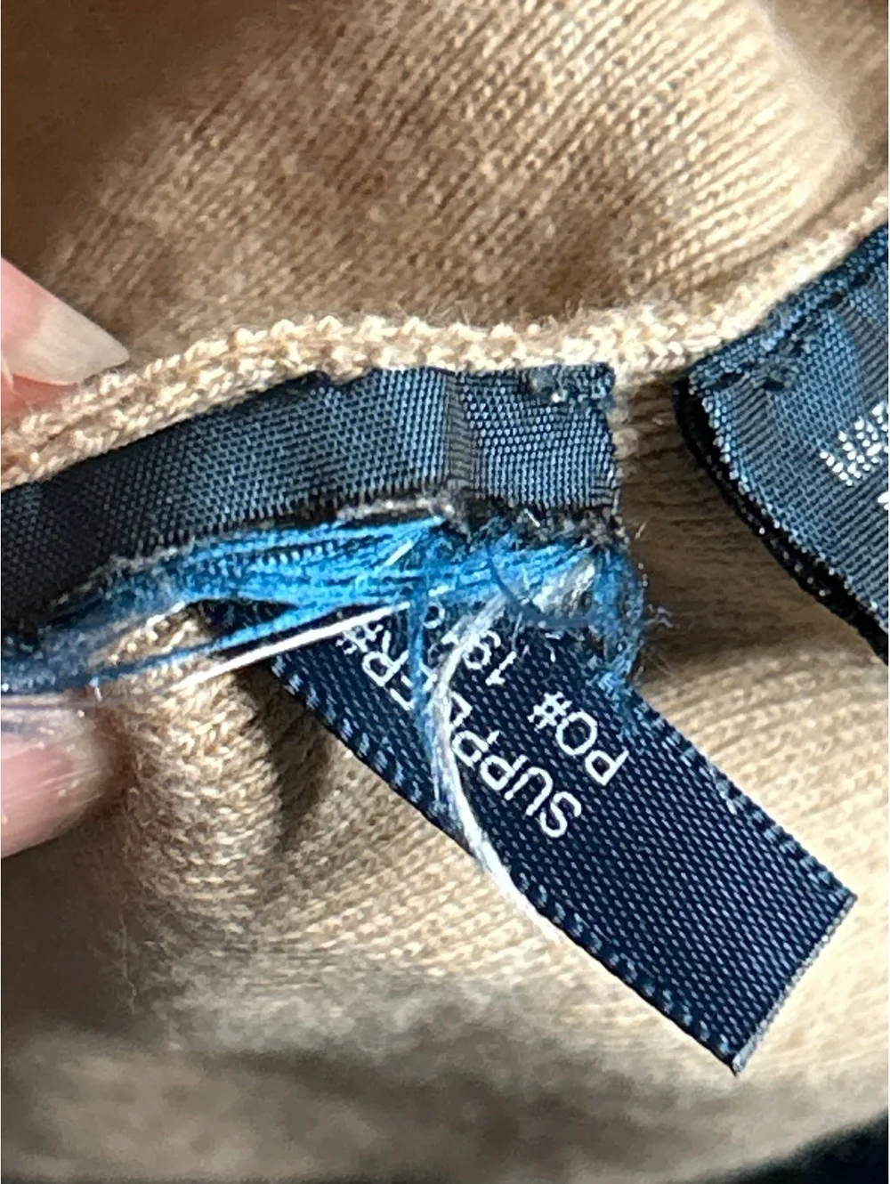 Polo by Ralph Lauren Men's V-Neck Sweater Camel Size S